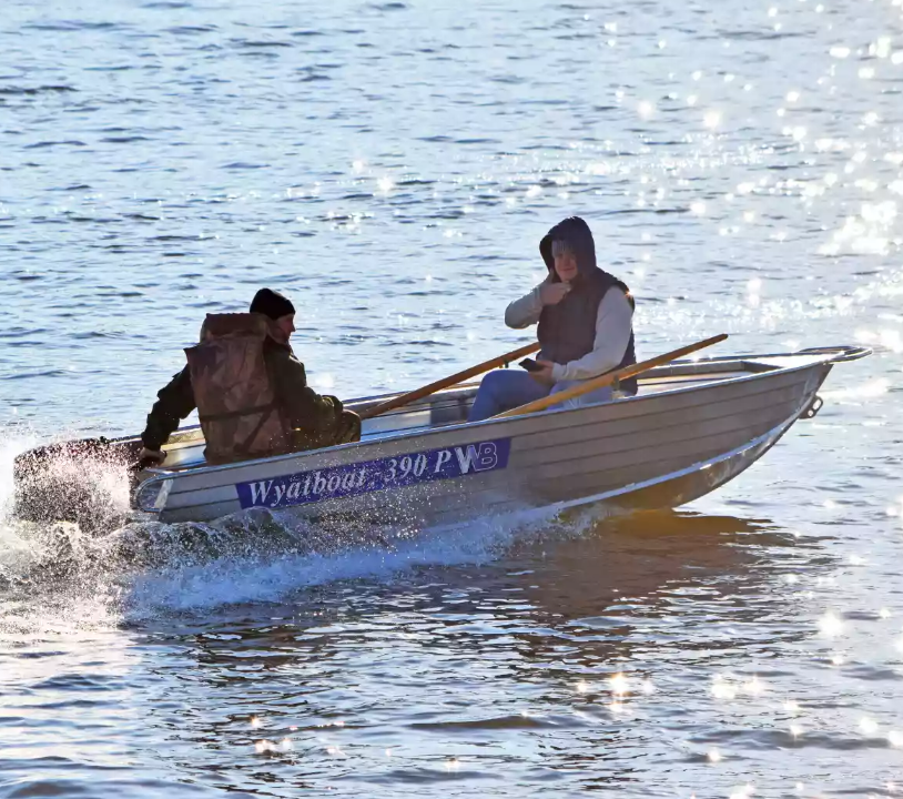 Алюминиевая лодка Wyatboat-390 P в Владивостоке