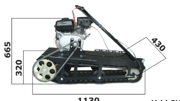 Мотобуксировщик XTREME-MOTORS "Конек-Горбунок" 6.5 л.с. в Владивостоке