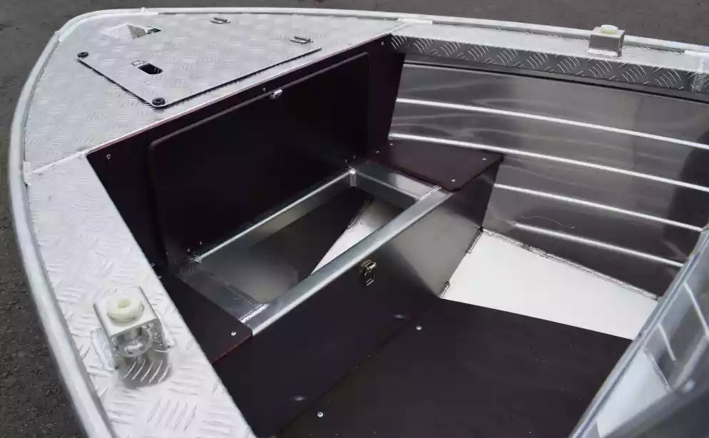 Алюминиевая лодка Wyatboat-390 DCM Увеличенный борт в Владивостоке