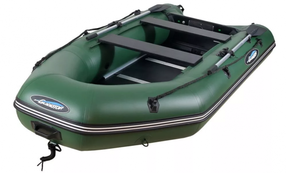 МОТОРНО-ГРЕБНАЯ ЛОДКА ПВХ GLADIATOR А 340 ТК С ФАНЕРНЫМ ПОЛОМ в Владивостоке