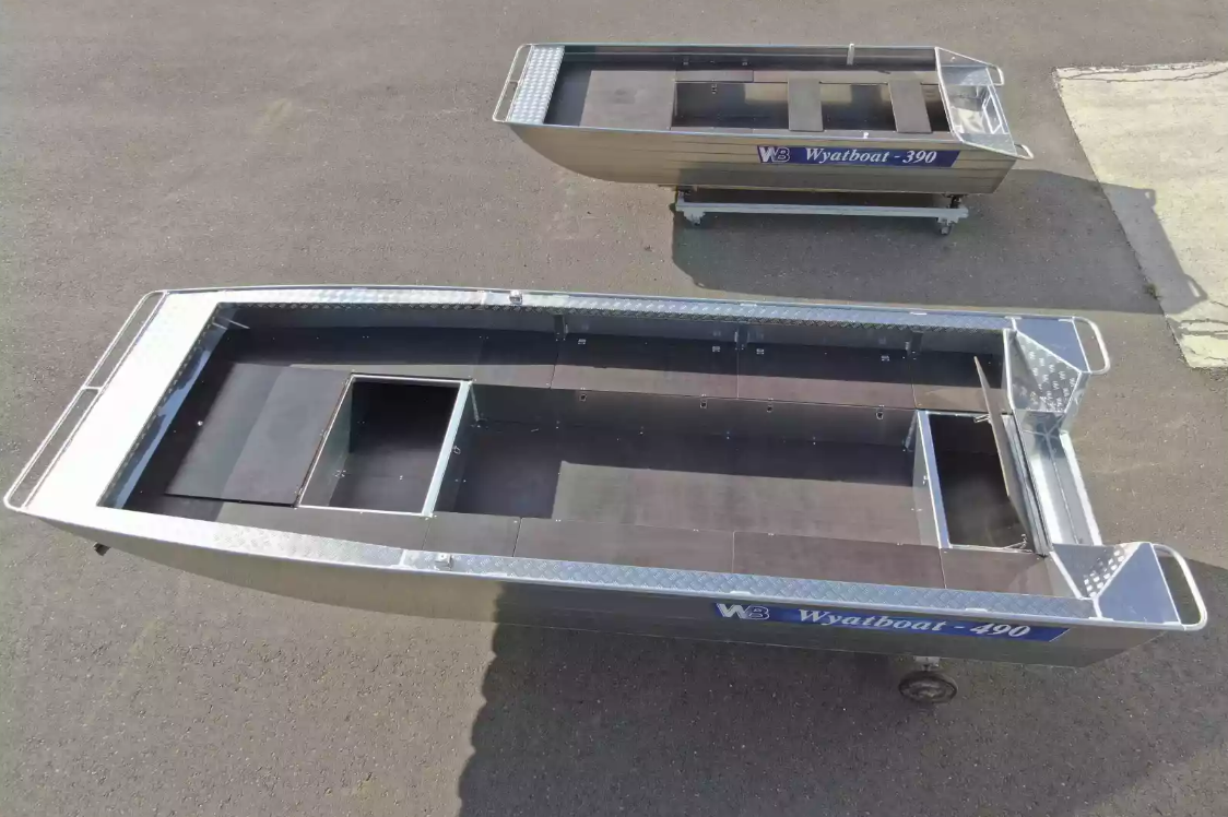 Алюминиевая лодка Wyatboat-490 Jonboat в Владивостоке