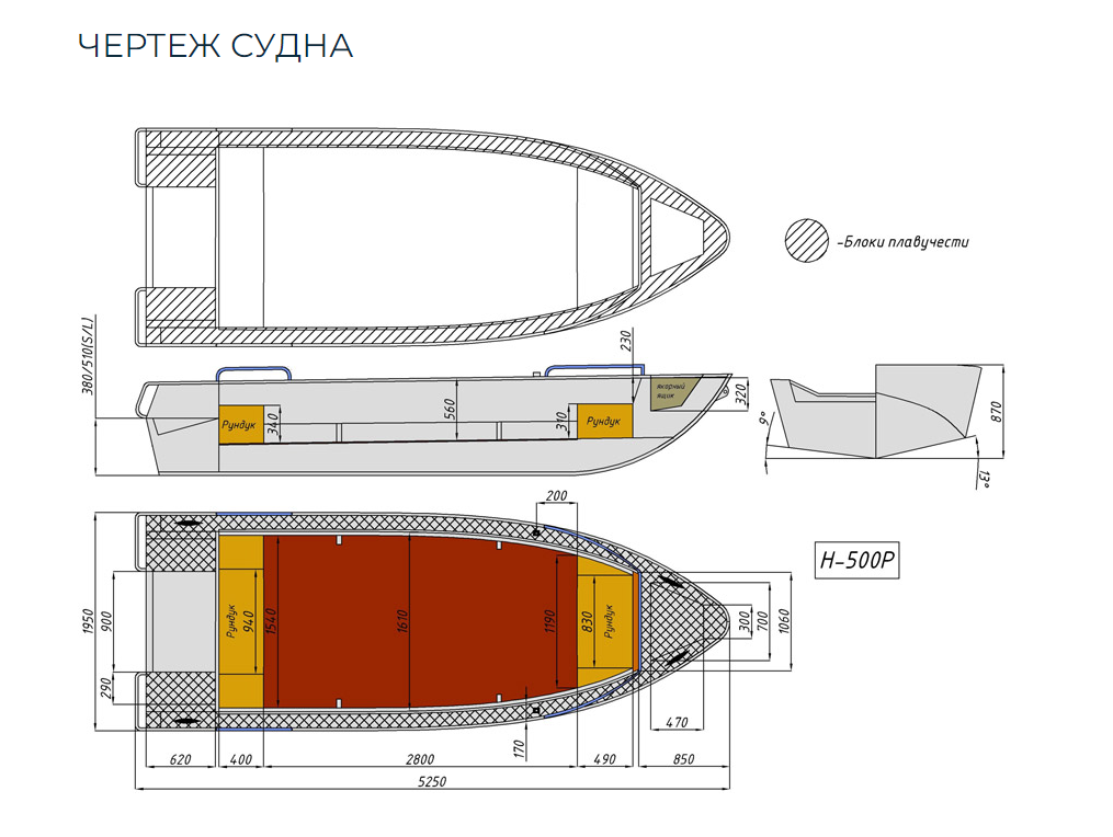 Алюминиевая лодка Неман-500 P в Владивостоке