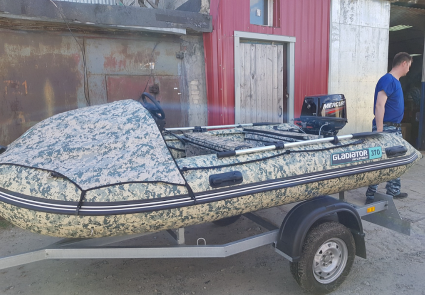 НАДУВНАЯ ЛОДКА GLADIATOR C370AL в Владивостоке