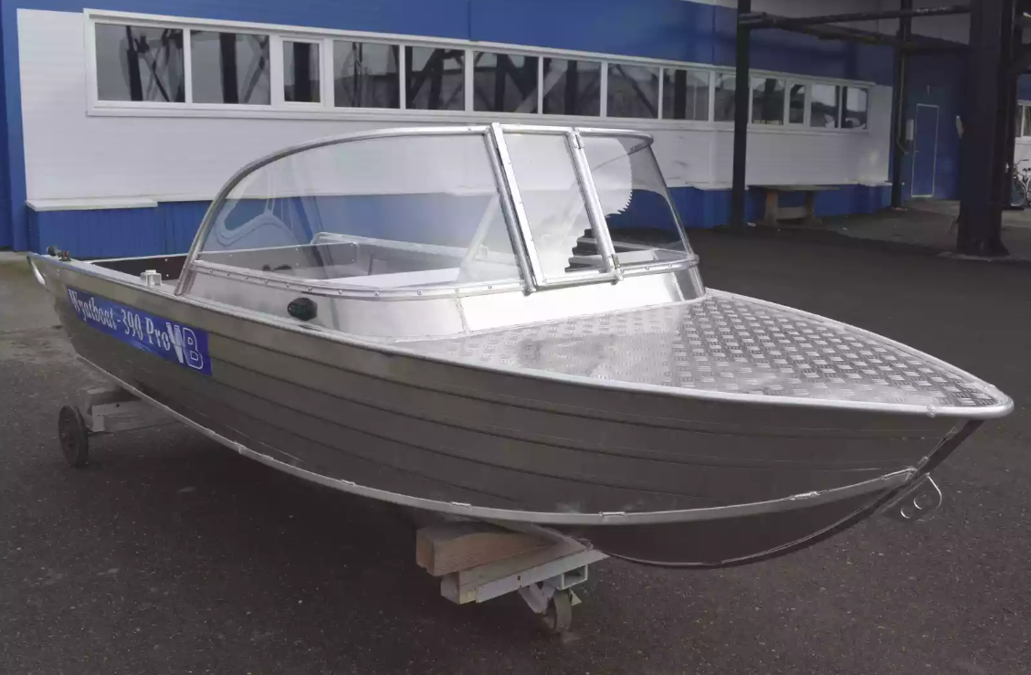 Алюминиевая лодка Wyatboat-390 Pro в Владивостоке