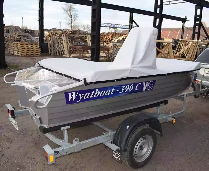 Алюминиевая лодка Wyatboat-390 C в Владивостоке