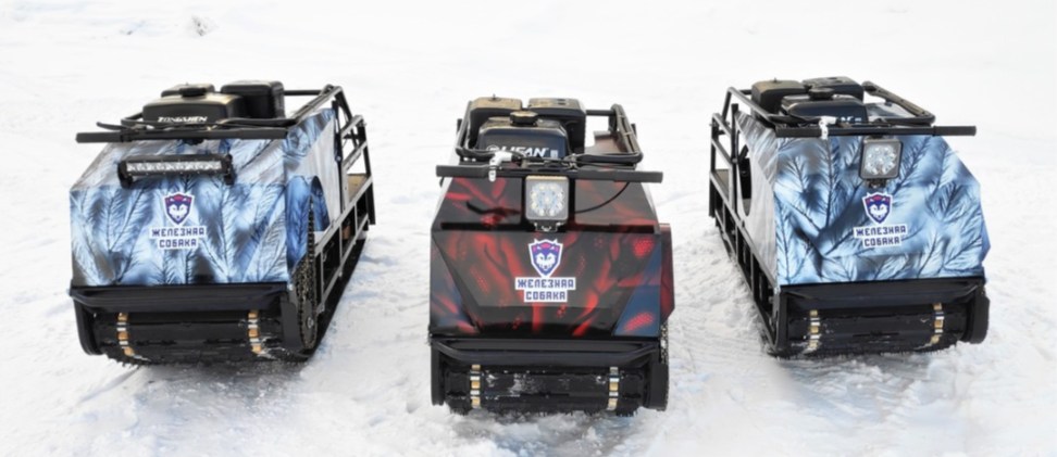 Мотобуксировщик Irondog (Железная собака) M500 20  Камуфляж Охотник в Владивостоке