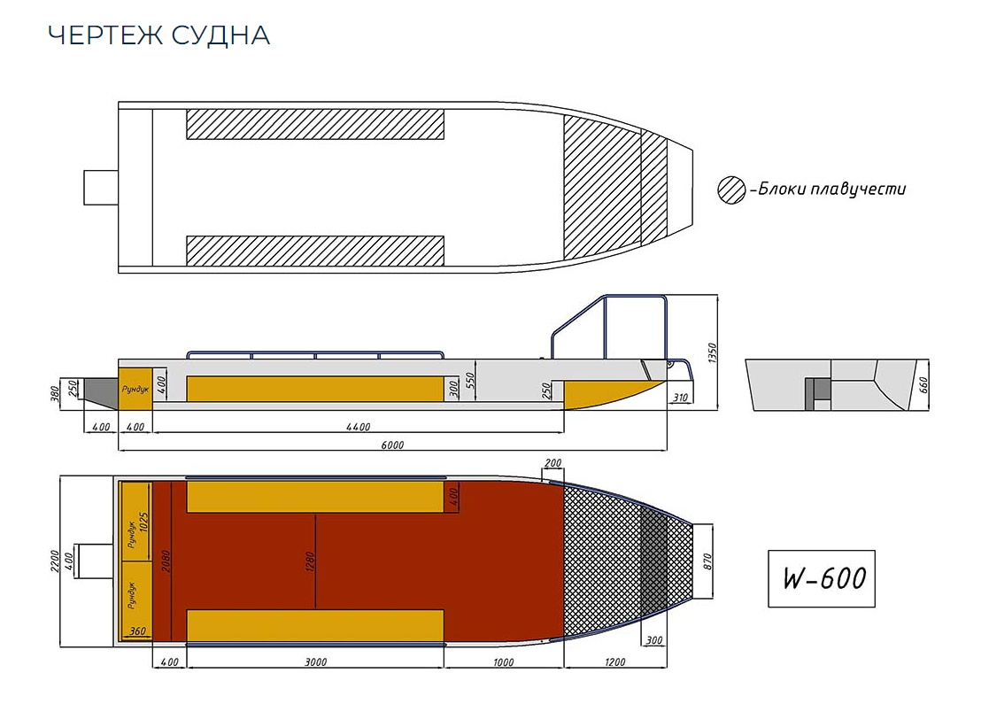 Алюминиевая лодка Wyatboat-600 в Владивостоке