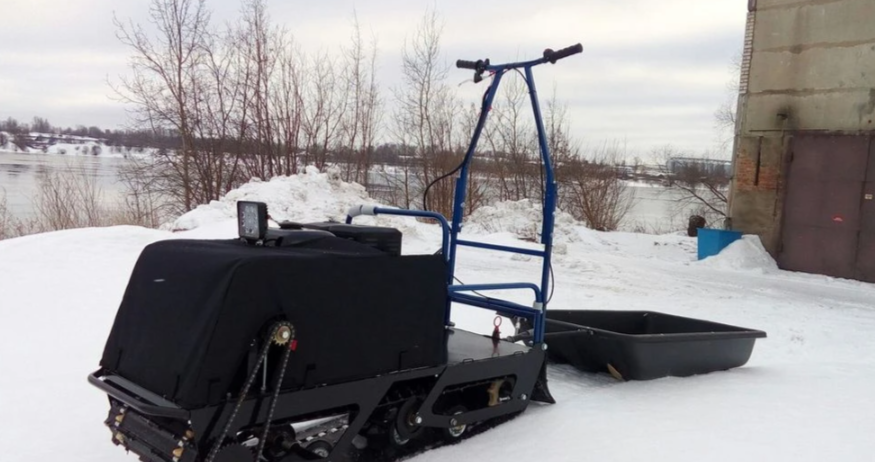 Мотобуксировщик ЮКОН 500 ЛОНГ 15 л.с. в Владивостоке