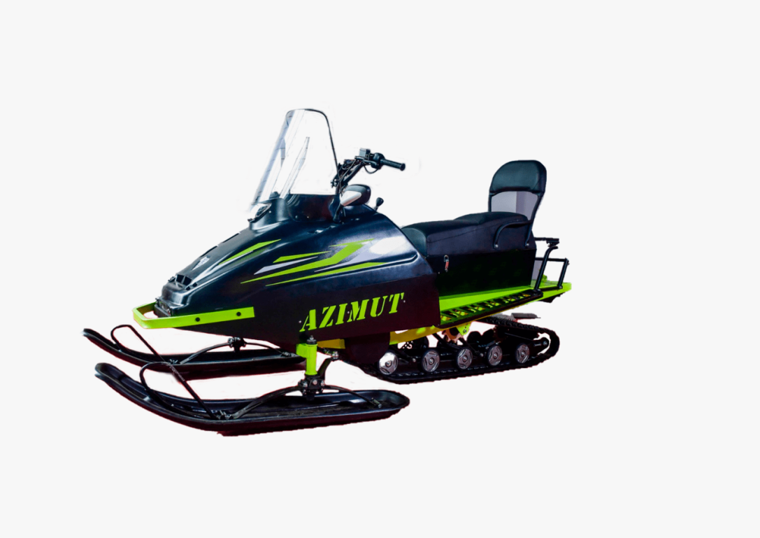 Миниснегоход Бурлак Азимут 24 л.с. , эл.запуск, реверс, тормоз гидравл, капот черный в Владивостоке