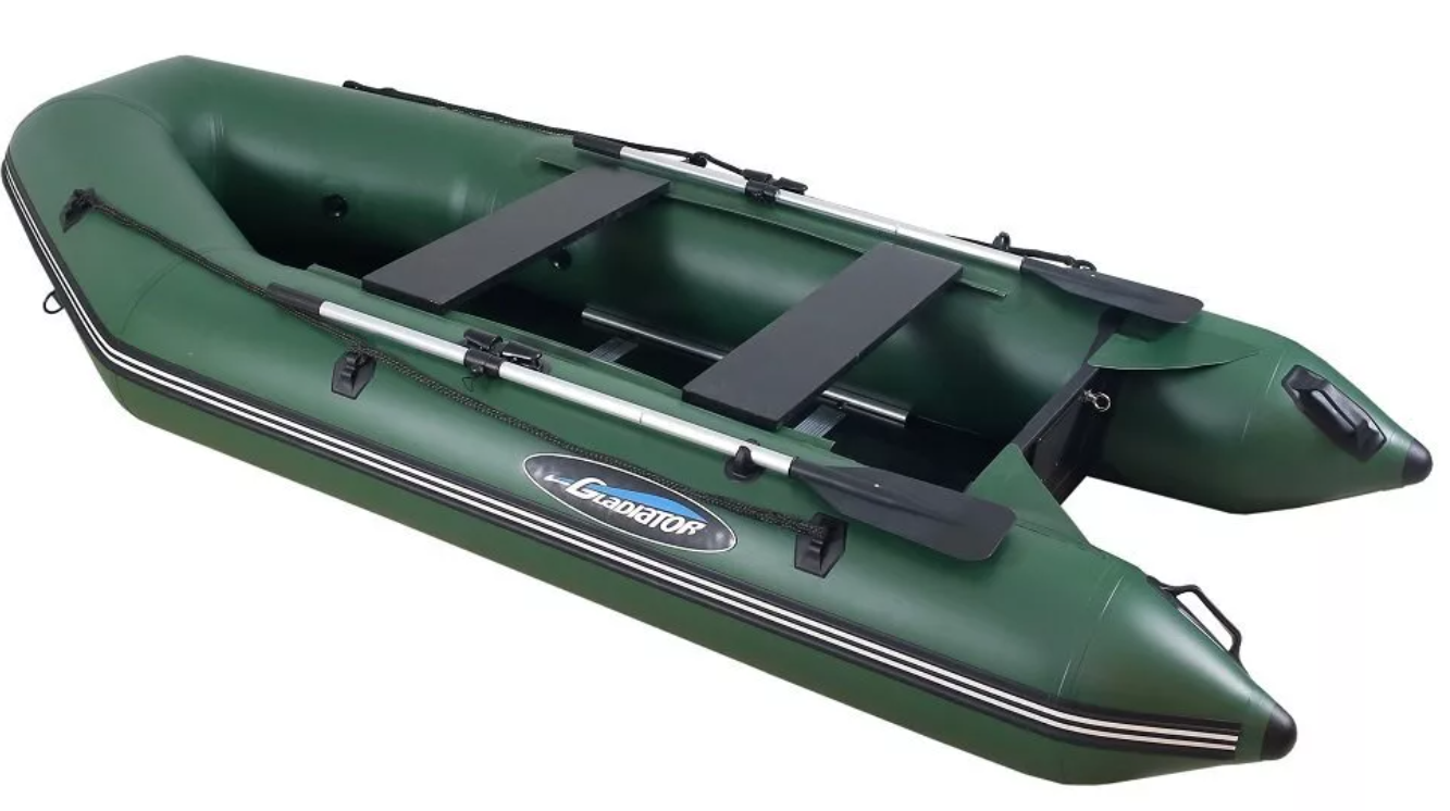 МОТОРНО-ГРЕБНАЯ ЛОДКА ПВХ GLADIATOR A 280 ТК С ФАНЕРНЫМ ДНОМ в Владивостоке