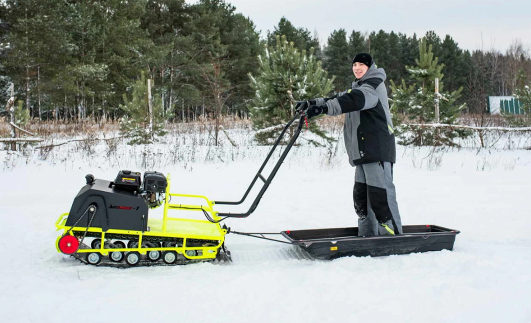 Мотобуксировщик Бурлак ХОЗЯИН-1 (капот ткань) в Владивостоке