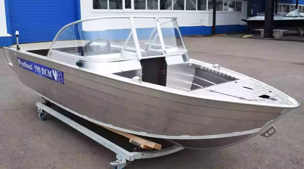 Алюминиевая лодка Wyatboat-390 DCM Увеличенный борт в Владивостоке