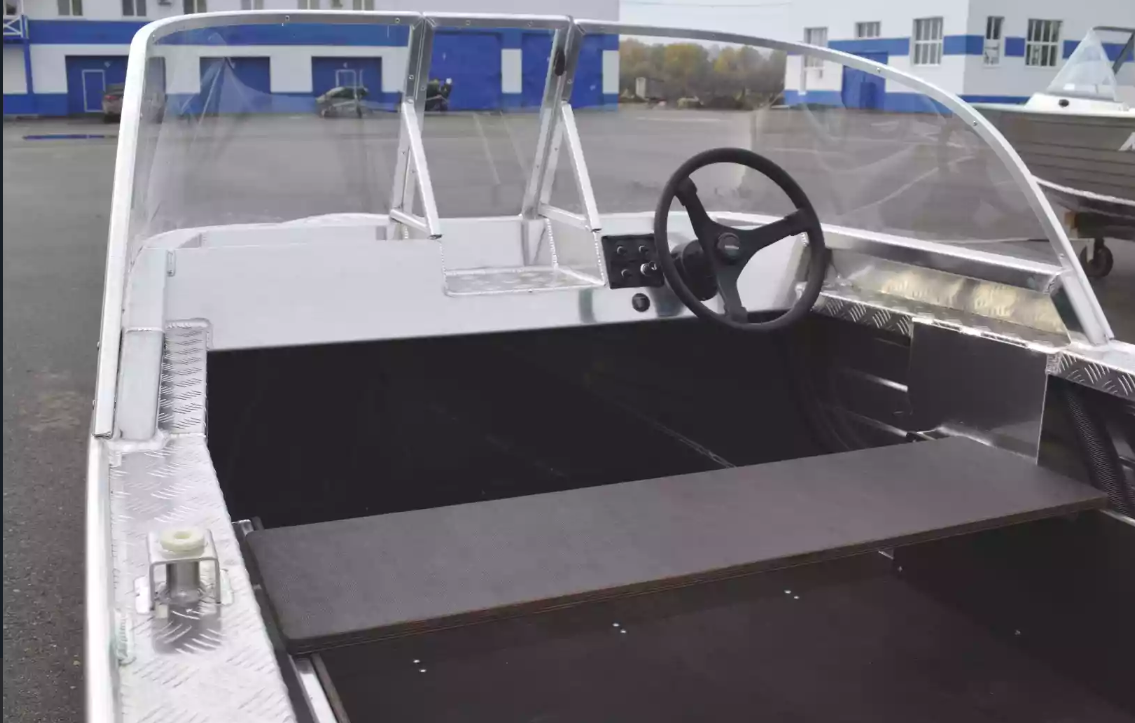 Алюминиевая лодка Wyatboat-390 Pro в Владивостоке