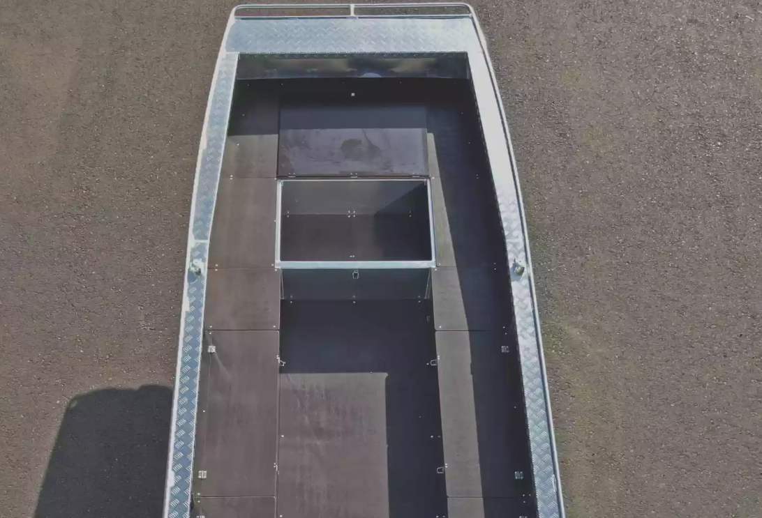 Алюминиевая лодка Wyatboat-490 Jonboat в Владивостоке