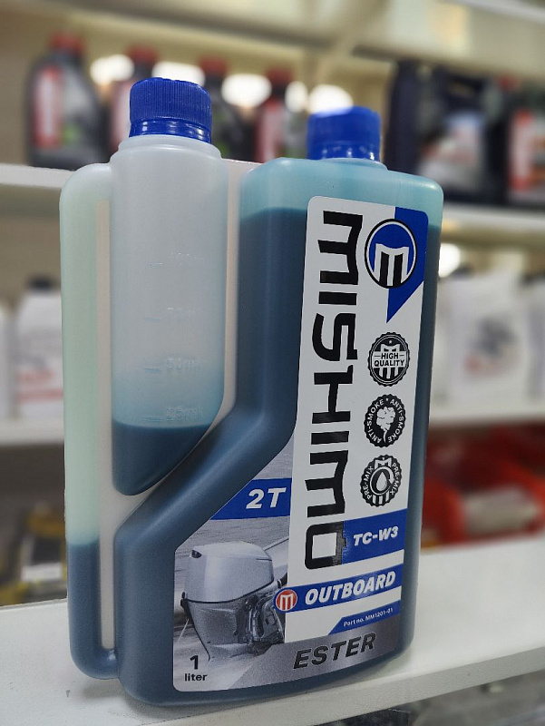 Масло MISHIMO 2T OUTBOARD (ESTER) полусинтетика 1 л в Владивостоке