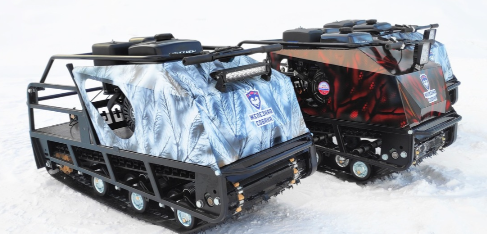 Мотобуксировщик Irondog (Железная собака) M500 20  Камуфляж Охотник в Владивостоке