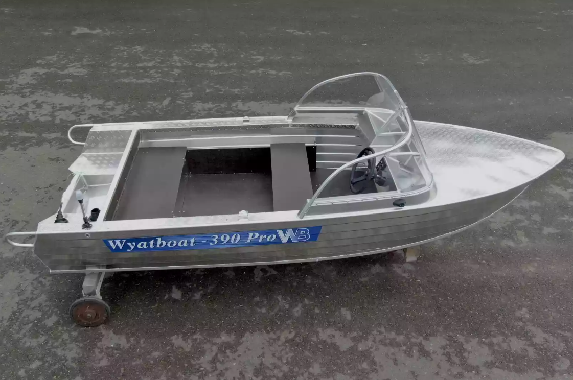 Алюминиевая лодка Wyatboat-390 Pro в Владивостоке