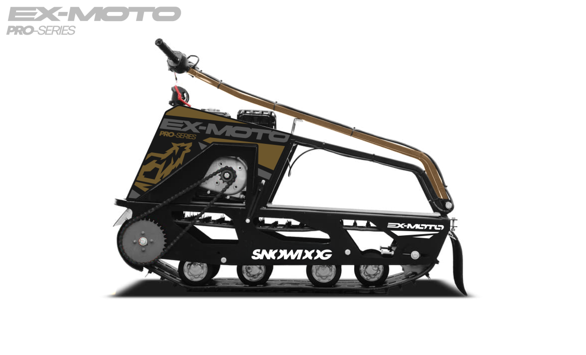 Мотобуксировщик EX-MOTO SNOWDOG S380 8л.с. в Владивостоке