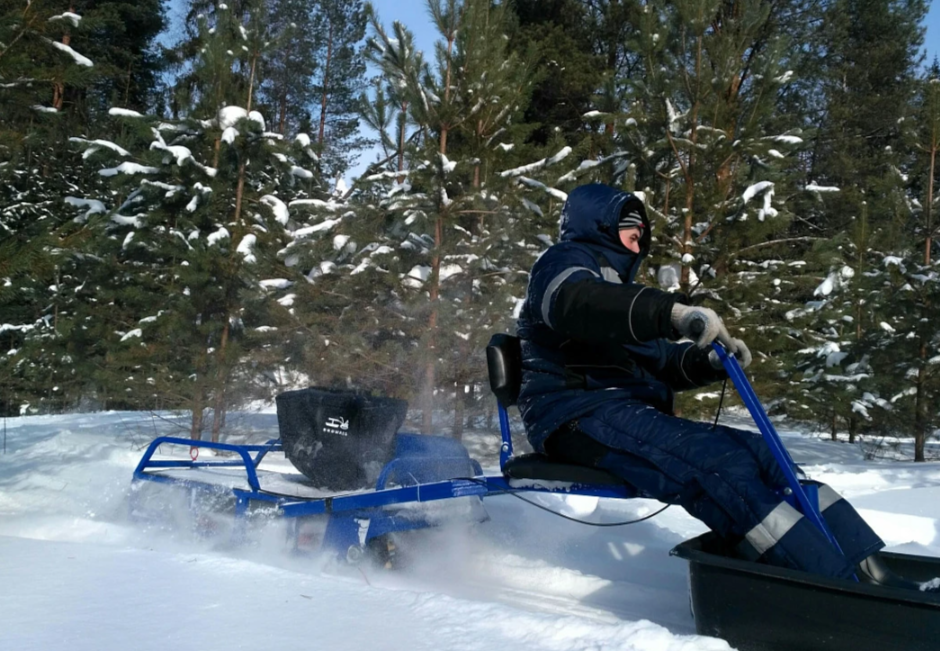 Мотобуксировщик толкач Альбатрос-XL8 с модулем. Без фары, склизы в Владивостоке