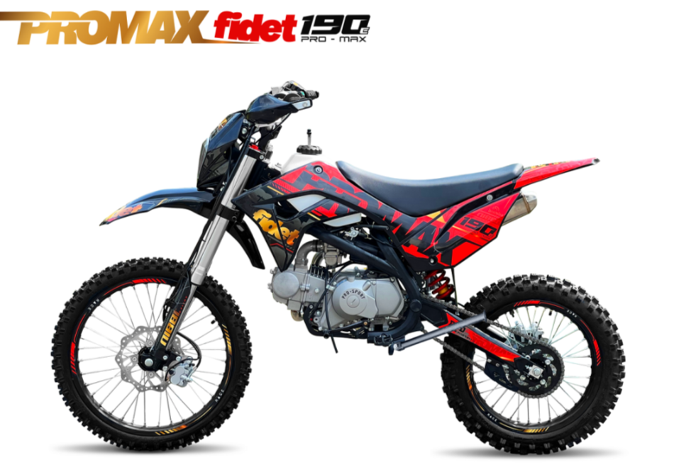 Мотоцикл (питбайк) PROMAX FIDET (ФАЙДЕТ) 190E MAX PRO LUX 19/16 в Владивостоке