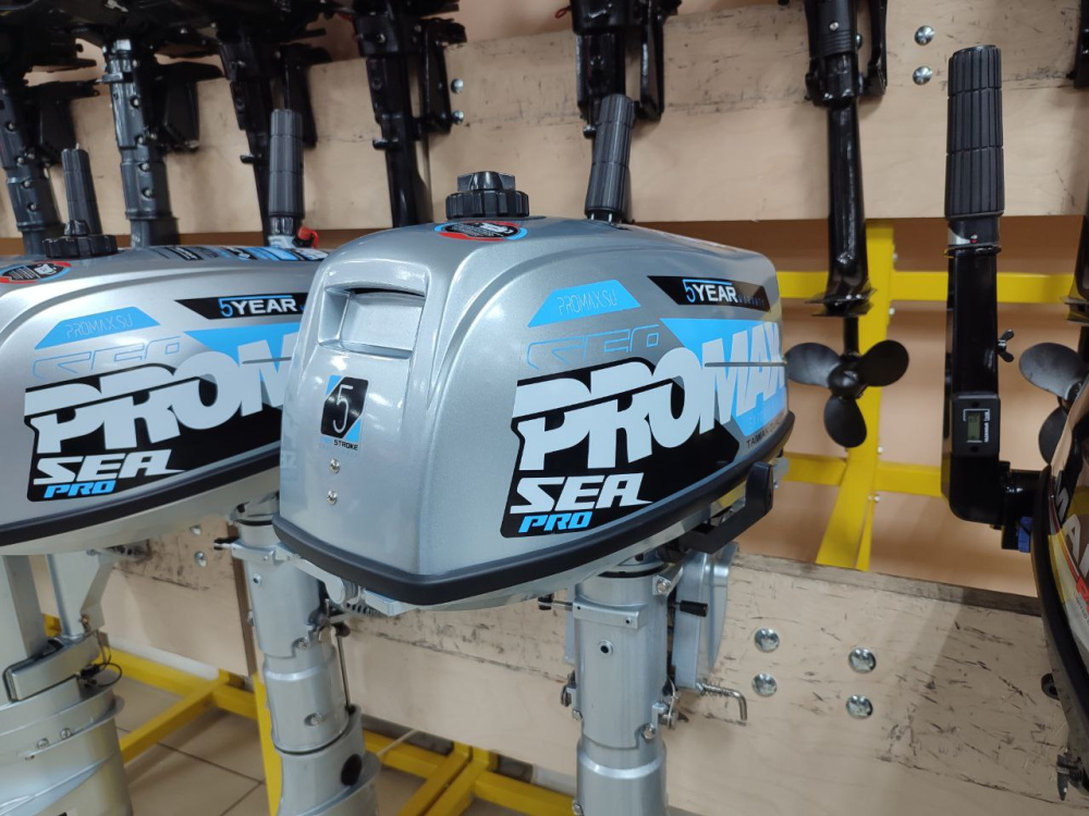 Лодочный мотор PROMAX SP5FHS (внешний бак 12 л) в Владивостоке