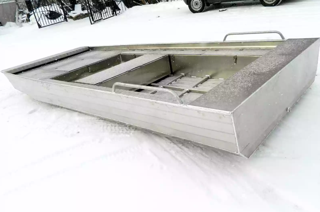 Алюминиевая лодка Wyatboat-390 Jonboat в Владивостоке