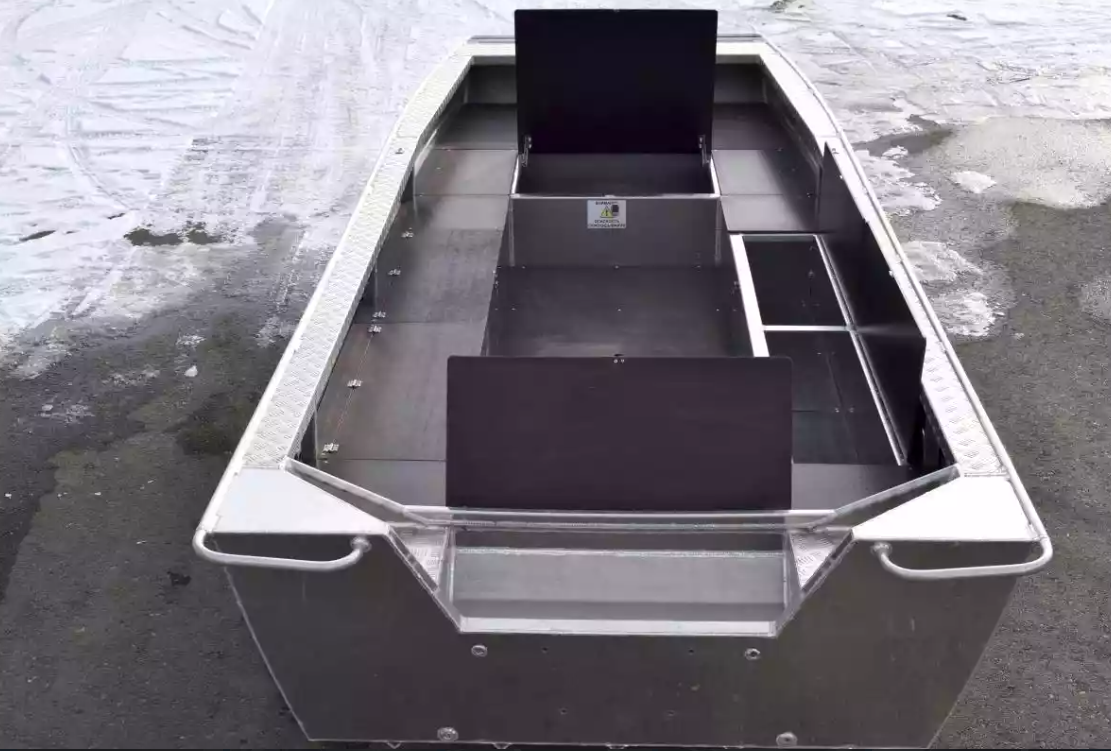 Алюминиевая лодка Wyatboat-490 Jonboat в Владивостоке