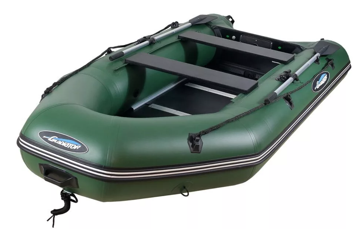 МОТОРНО-ГРЕБНАЯ ЛОДКА ПВХ GLADIATOR A 280 ТК С ФАНЕРНЫМ ДНОМ в Владивостоке