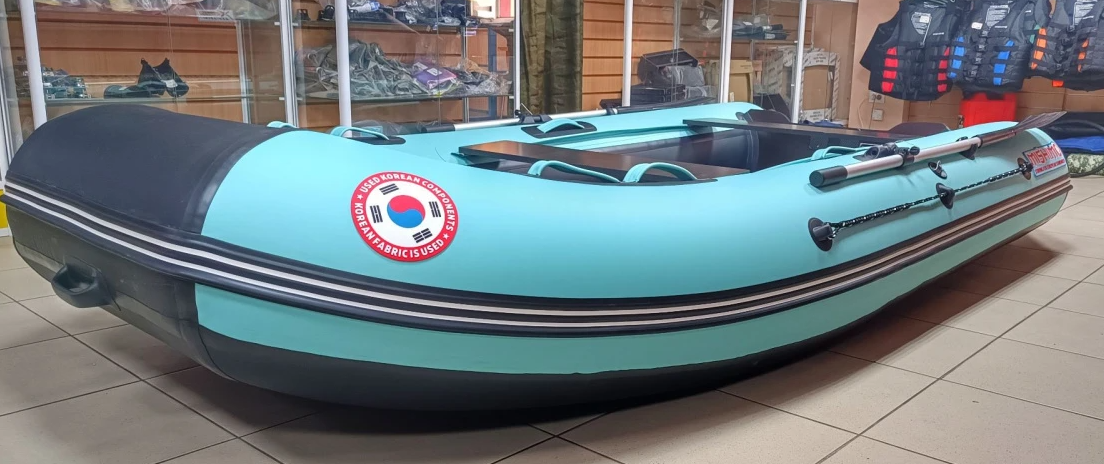 КОМПЛЕКТ ЛОДКА MISHIMO LITE 335 + МОТОР 9,8 Л.С. в Владивостоке