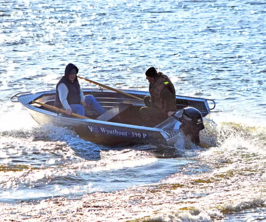 Алюминиевая лодка Wyatboat-390 P в Владивостоке