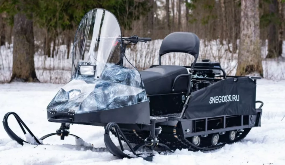 Миниснегоход Егерь Экспедитор 20 л.с. , реверс, тормоз, капот белый в Владивостоке