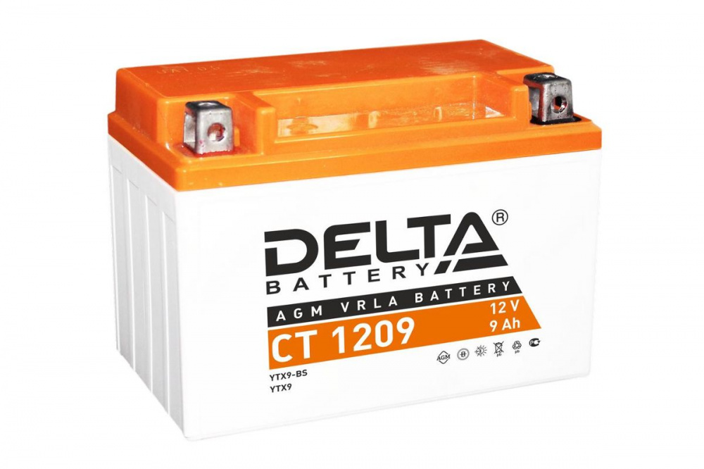 Аккумулятор Delta CT 1209 (12V / 9Ah) в Владивостоке