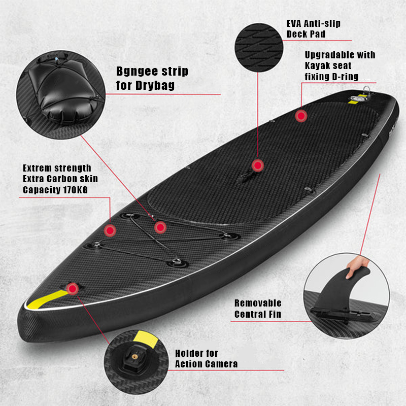 SUP (САП) ДОСКА MISHIMO CARBON DARKSIDE 10.6’ (325СМ) в Владивостоке