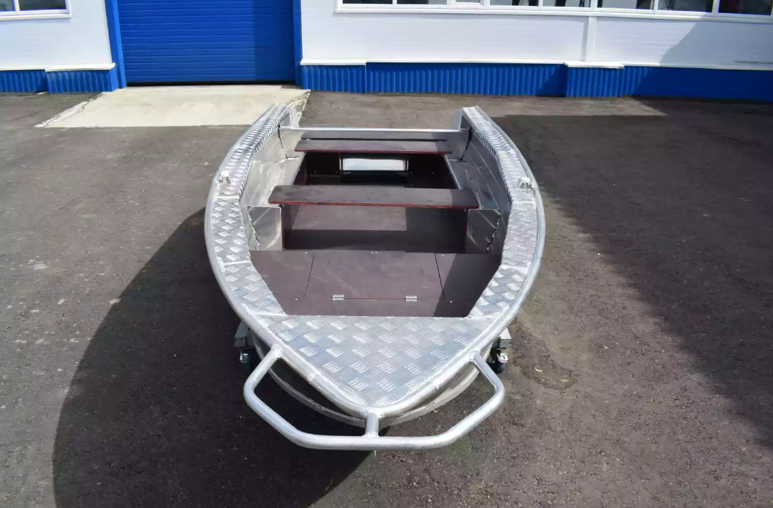 Алюминиевая лодка Wyatboat-390Р Увеличенный борт в Владивостоке