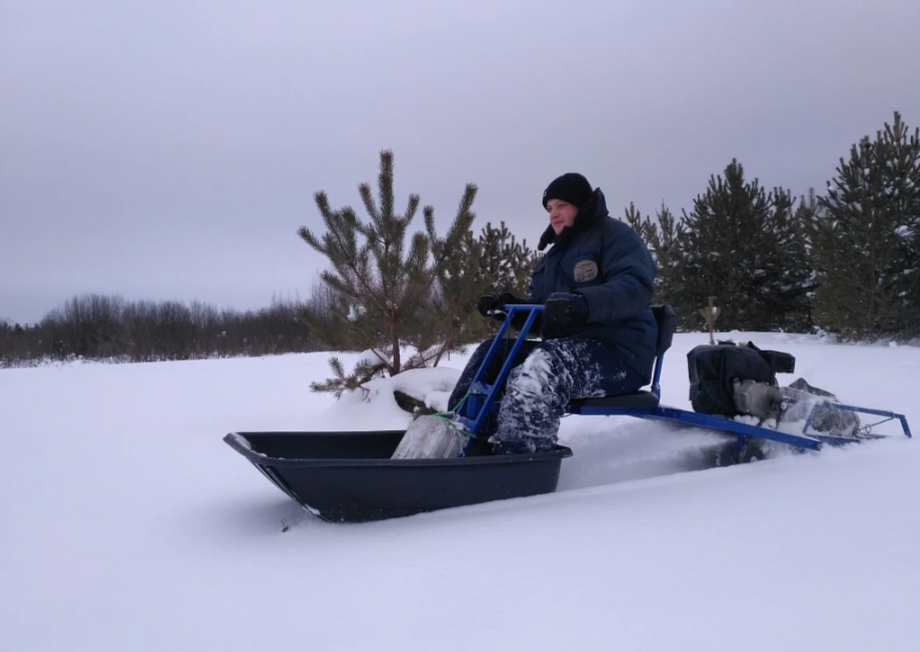 Мотобуксировщик толкач Альбатрос-XL8 с модулем. Без фары, склизы в Владивостоке