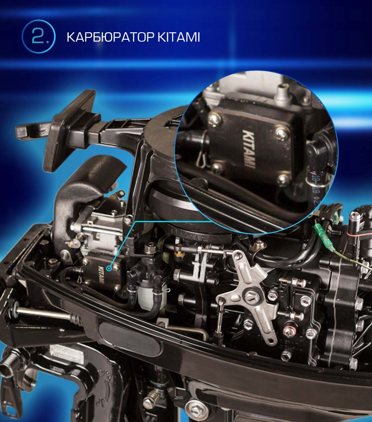 Лодочный мотор MARLIN PROLINE MP 9.9 (20) AWRS FORCE в Владивостоке