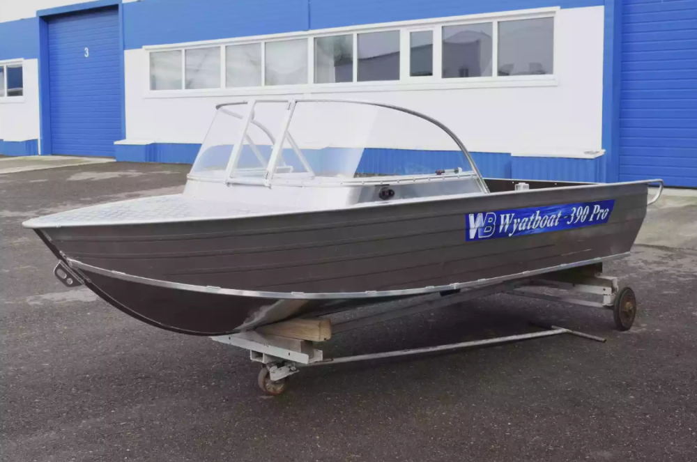 Алюминиевая лодка Wyatboat-390 Pro в Владивостоке