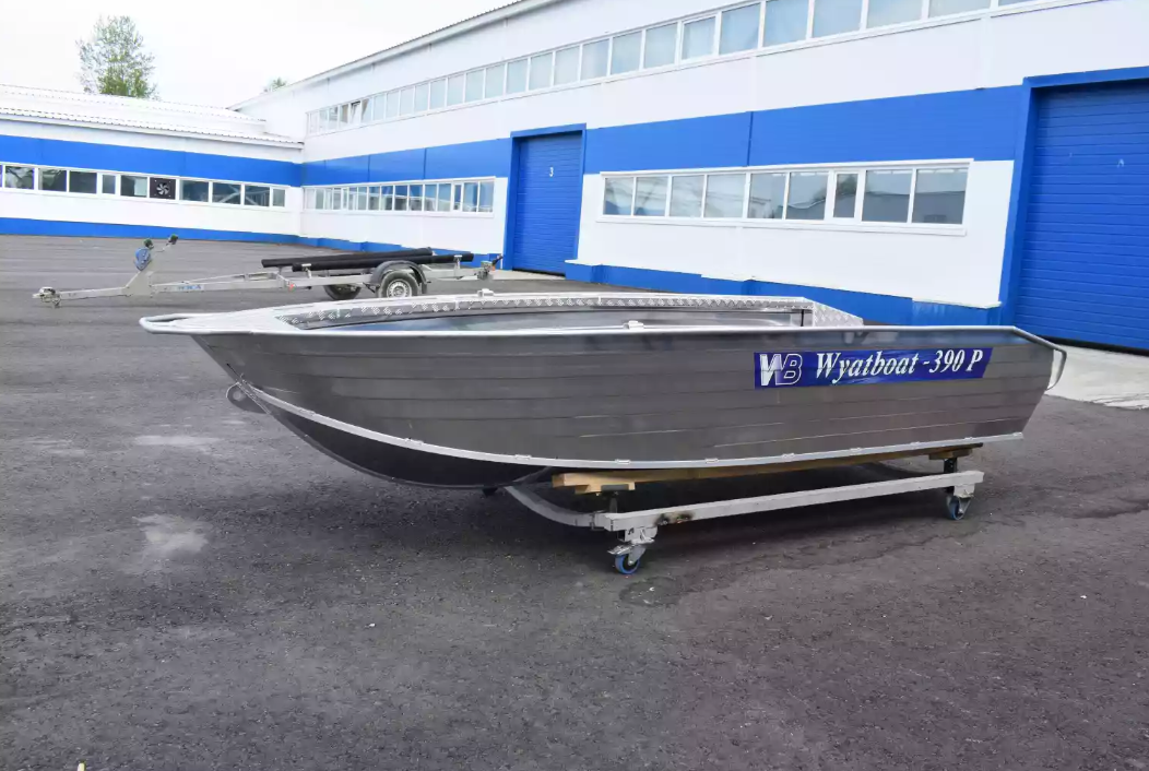 Алюминиевая лодка Wyatboat-390Р Увеличенный борт в Владивостоке