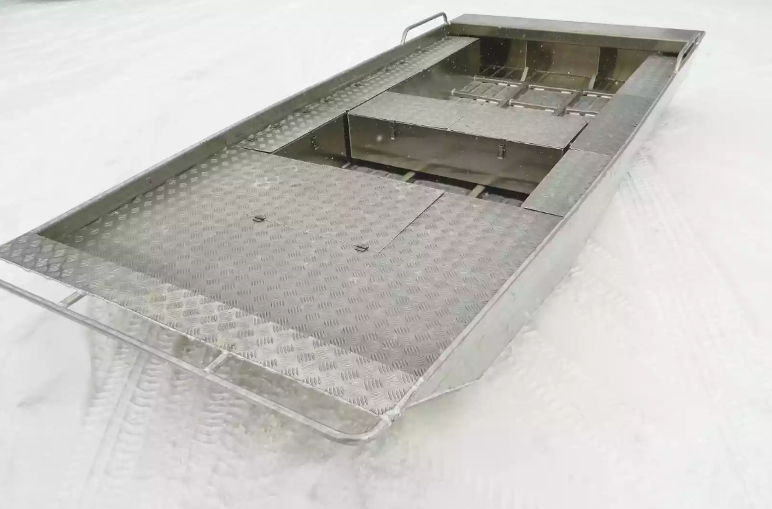 Алюминиевая лодка Wyatboat-390 Jonboat в Владивостоке