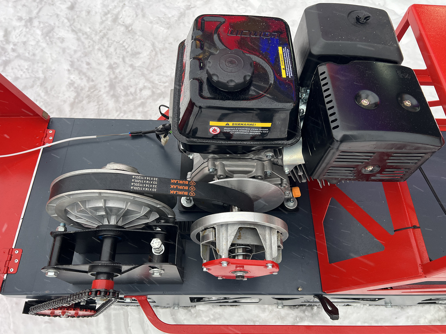 Мотобуксировщик EX-MOTO SNOWDOG S500 15л.с в Владивостоке