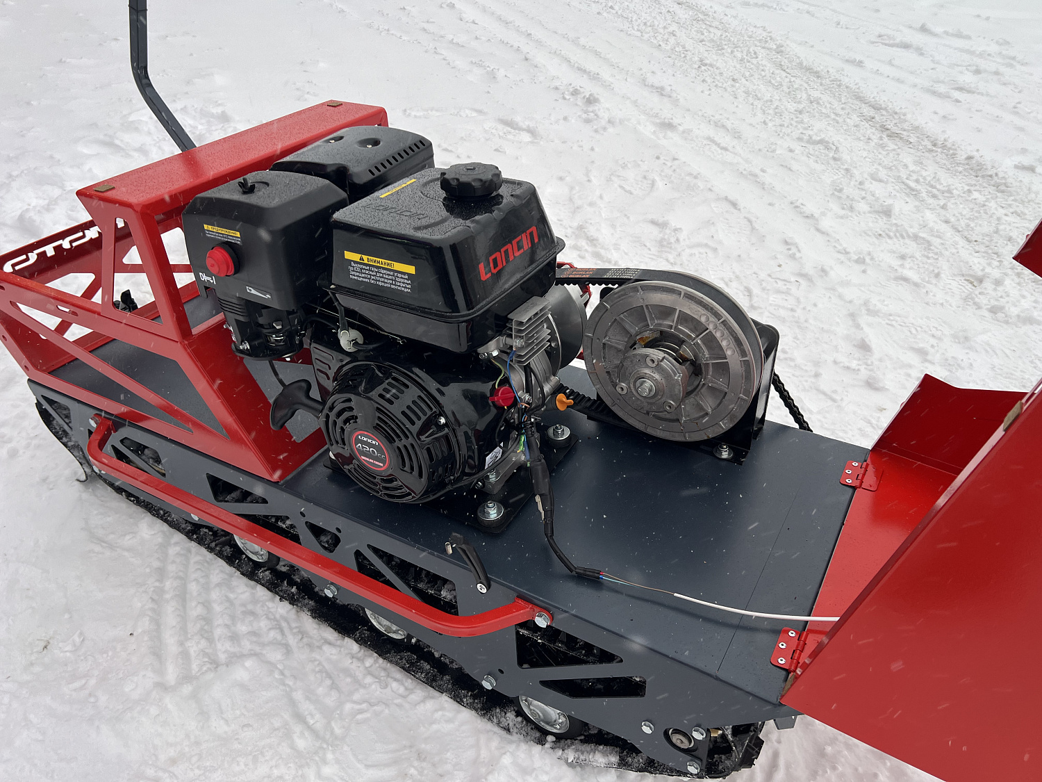 Мотобуксировщик EX-MOTO SNOWDOG S500 15л.с в Владивостоке