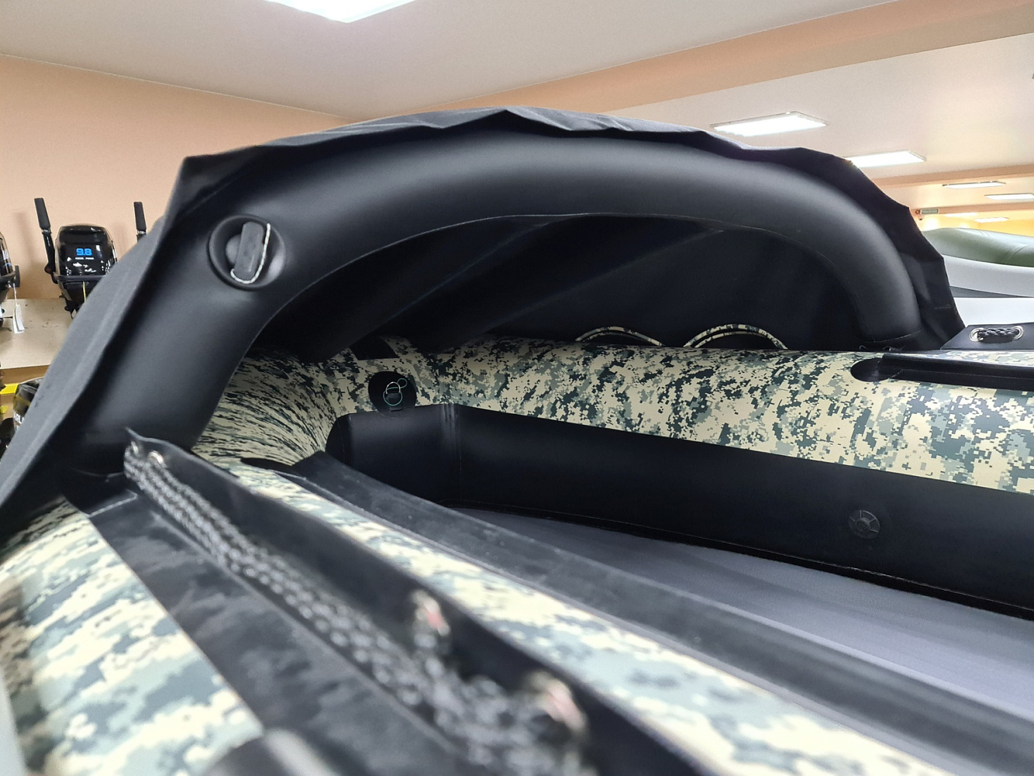 КОМПЛЕКТ НОСОВОГО ТЕНТА К ЛОДКЕ SMARINE AIR MAX 380 ЧЕРНЫЙ в Владивостоке